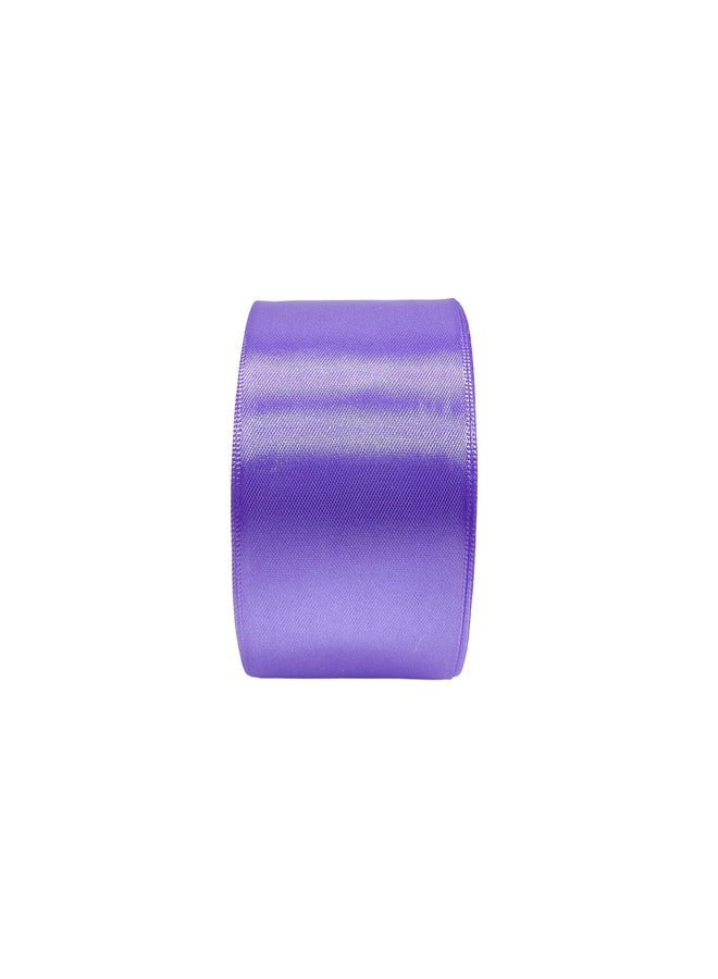 Finesse Satin Ribbon Decoration, Gift Wrapping, Multi-Purpose Use (Lavender, Size : 2 Inch, Packing : 22 Mtrs) - Image 1